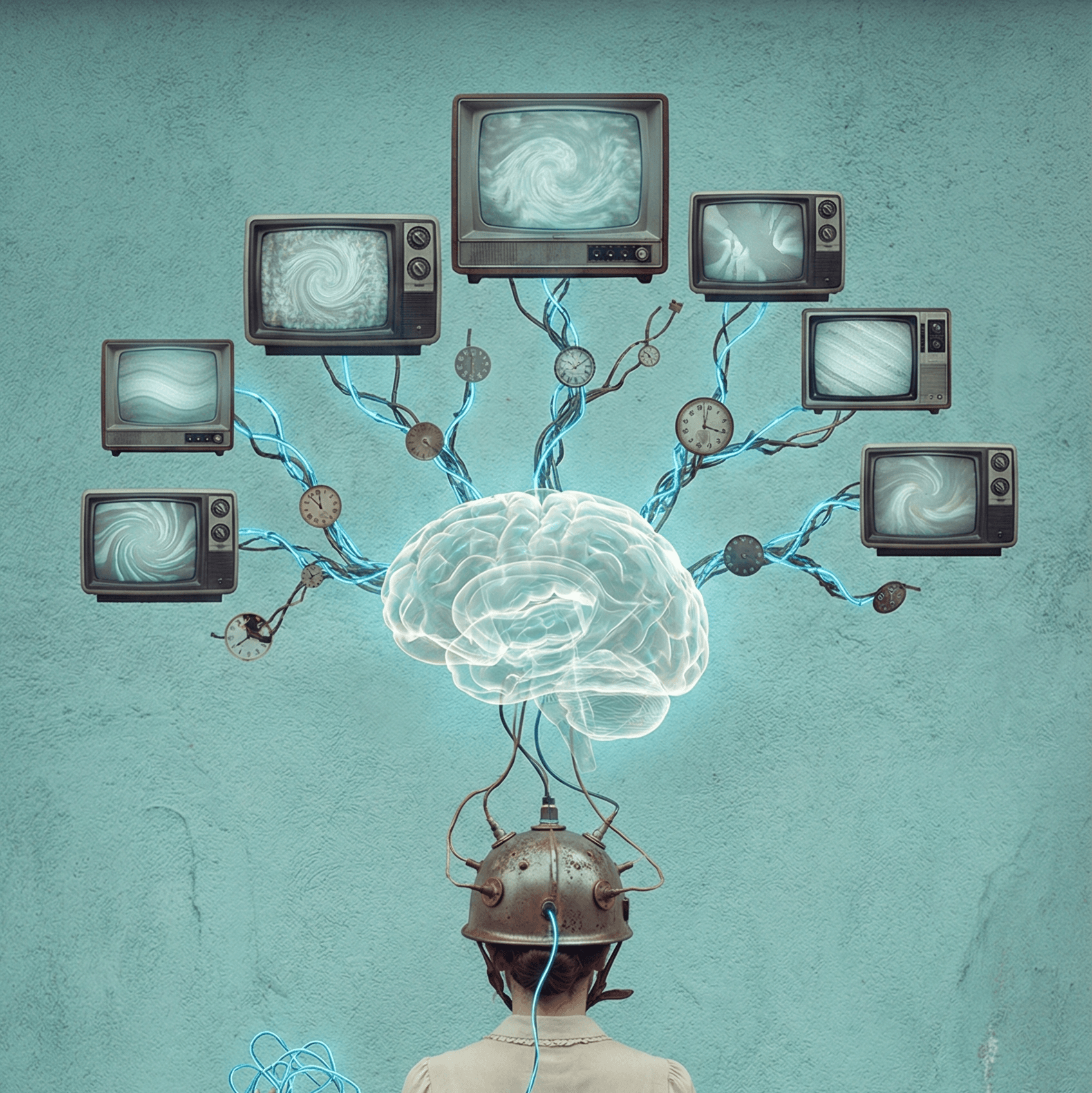 Imagen artística ilustrando el mapeamiento cerebral